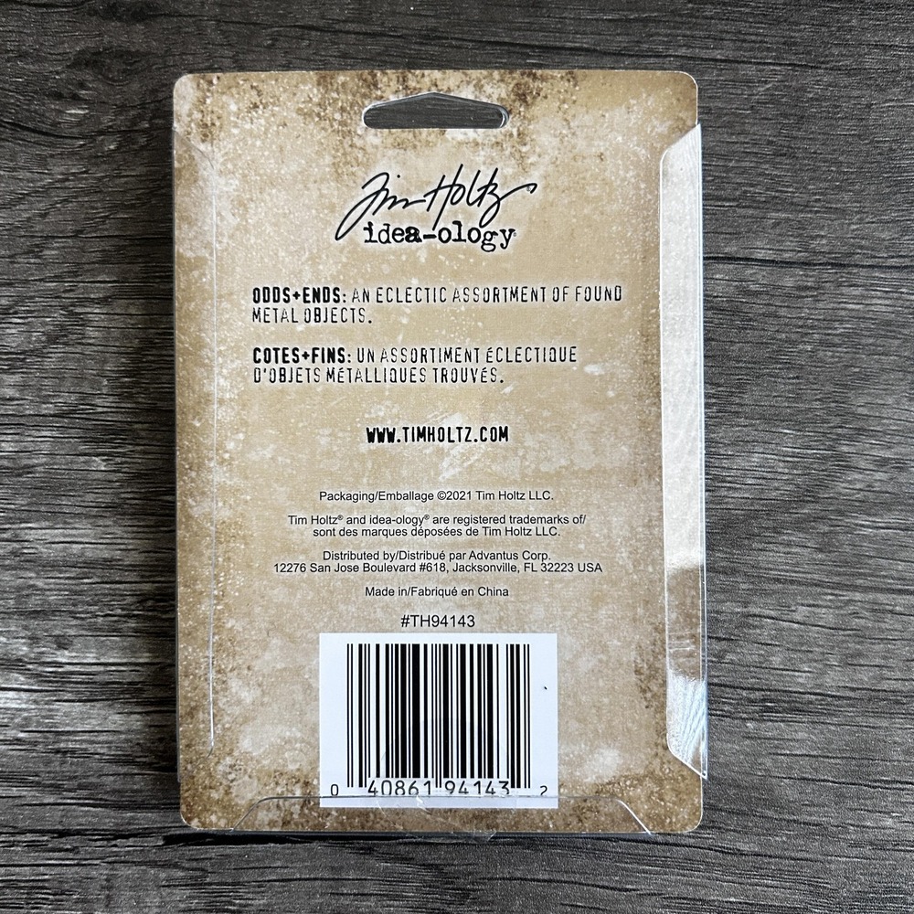 Tim Holtz Idea-ology Lot Label Tape Faucet Knobs Odds Ends Assemblage Chain New - Picture 9 of 10